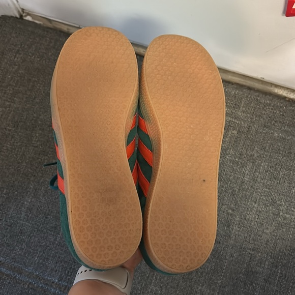 Adidas Green Gazelle Sneakers with Gum Sole - Picture 4 of 7